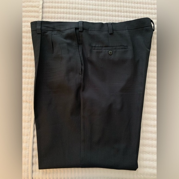 Haggar Big & Tall E-CLO Stria Dress Pant - Picture 1 of 5
